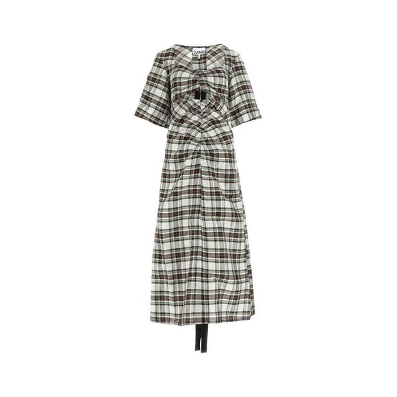 Ganni | Dresses | Ganni Embroidered Linen Blend Dress | Poshmark Ganni | Dresses | Ganni Embroidered Linen Blend Dress | Poshmark